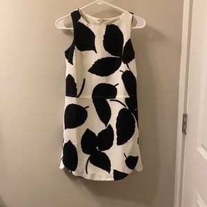 Black and white Ann Taylor short dress